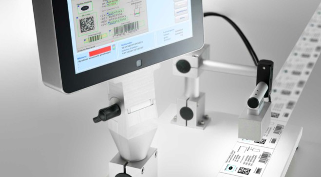 Example of code verification hardware and operator display.